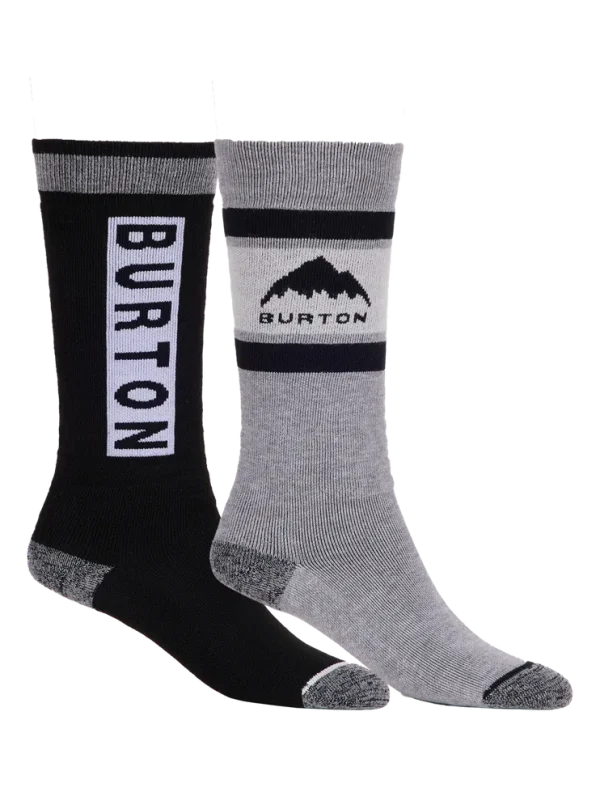 Kids' Burton Weekend Midweight Socks (2 Pack)