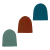 Chestnut Brown / Blue Teal / Soft Sage