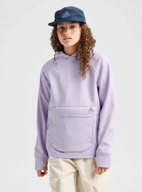 Kids' Burton Crown Weatherproof Riding Pullover Hoodie