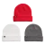 Gray Cloud / Gotham Gray / Geranium Red